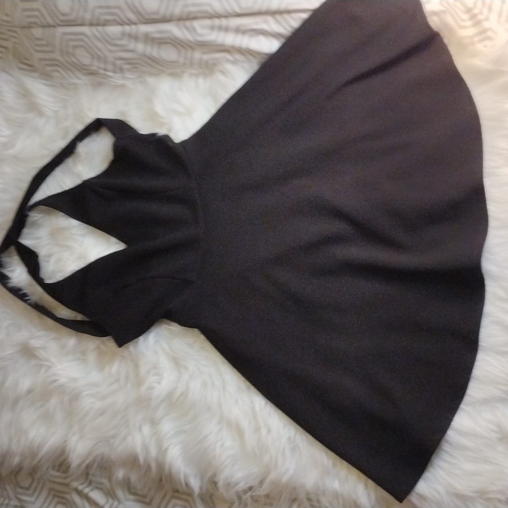 Lulu's black strappy dress sz S